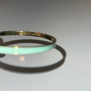 Kate Spade turquoise gold bangle